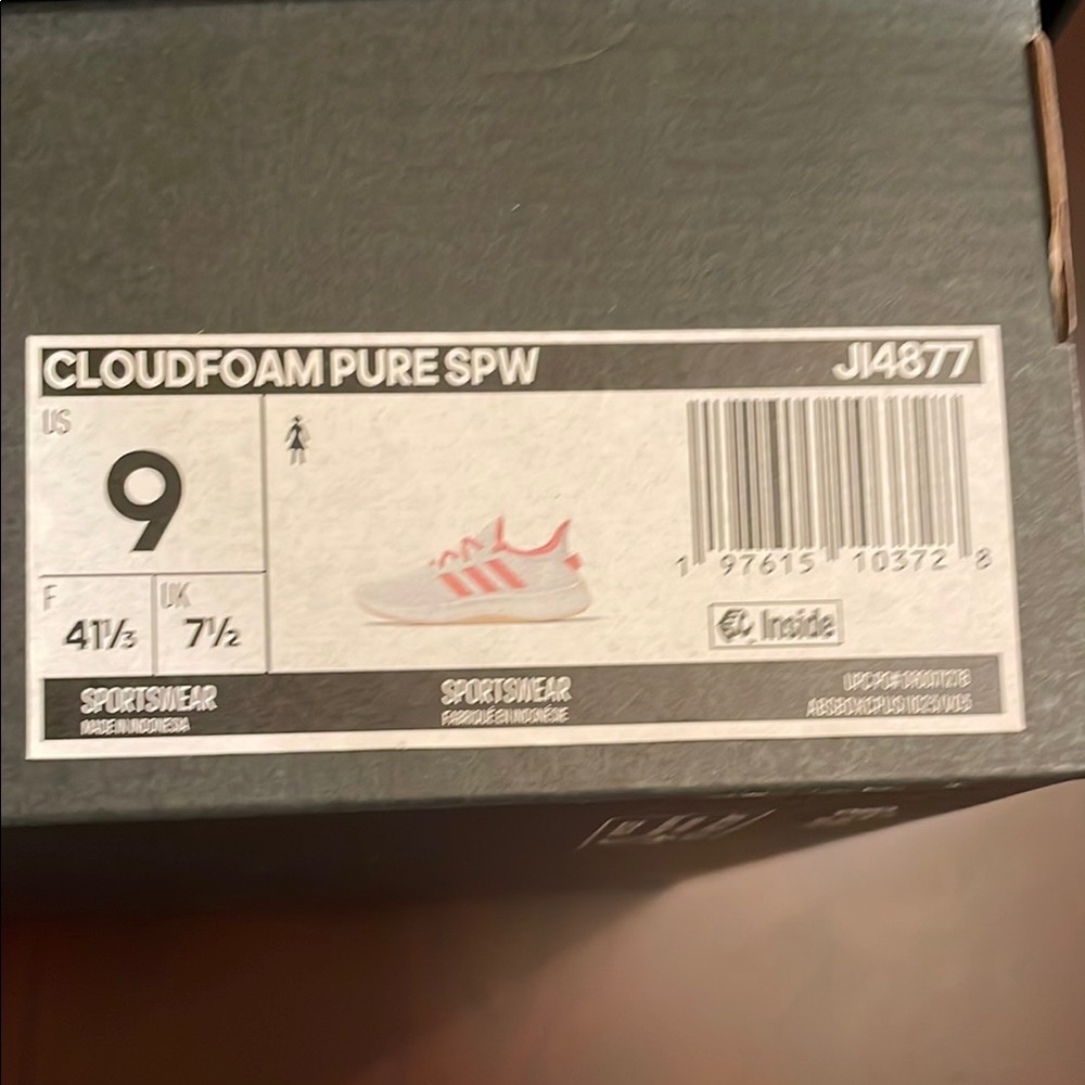 Adidas women White and Scarlet Sneakers - Picture 5 of 5